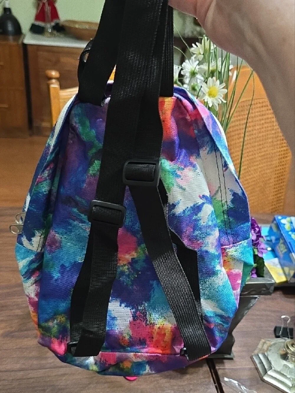 Jansport Mini Backpack in Multicolor Tie-Dye Splash